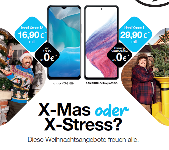 Drei X-Mas Angebote