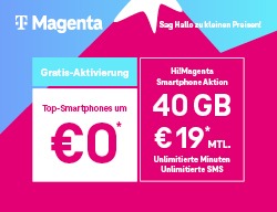 Ab 17.11.2022 gibt es Hi!Magenta Aktionstarife mit noch mehr Datenvolumen & höherer Geschwindigkeit.