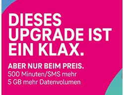 KLAX More Upgrade-Angebot für ausgewählte Wertkartenkunden ab 22.03.2023