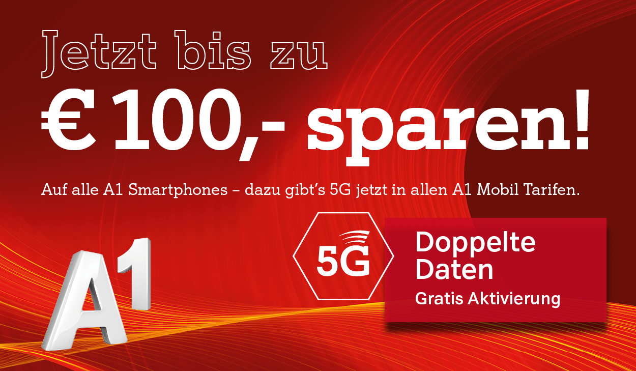 Ab 15.03.2023 gibt es doppeltes Datenvolumen zu allen A1 Mobil, A1 SIMply und A1 Xcite Tarifen.