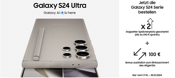 Vorverkauf Samsung Galaxy S24 Modelle