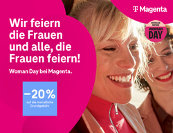 Woman Day: -20% auf die Grundgebühr