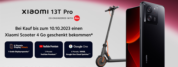 Aktion: Xiaomi Scooter 4 Go geschenkt 